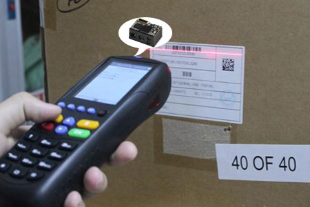 手持设备终端嵌入的二维码扫描模组,提升了效率