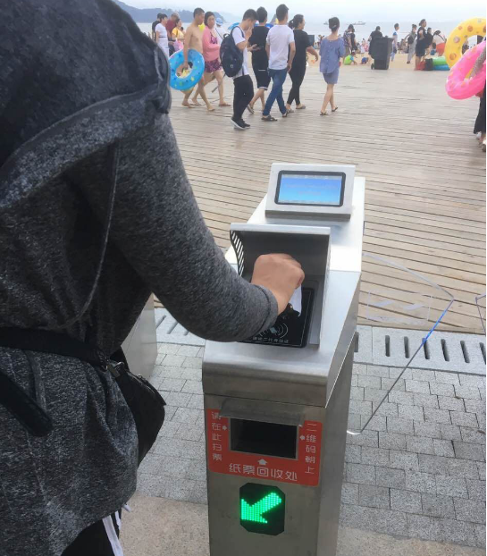 景区增设通道闸机,fm30模组颠覆传统火热来袭